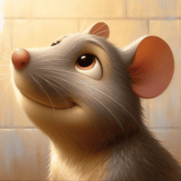 Portrait of a subway rat