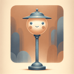 Portrait of a streetlamp